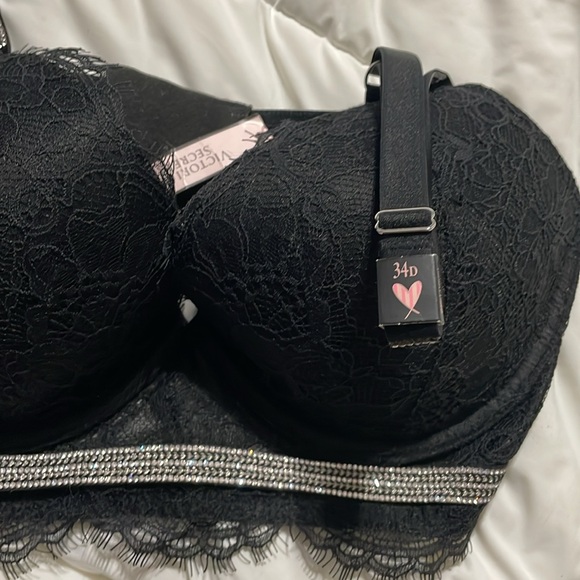 NEW Victoria’s Secret Very Sexy - Lightly-Lined Shine Strap Demi Bra size 34D - Picture 3 of 5
